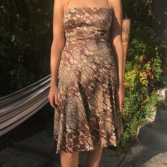 Just Cavalli Snake Skin Printed spaghetti dress - Picture 2 of 8